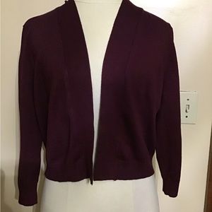 Woman XL 89th and Madison Canberry Color cropped sweater